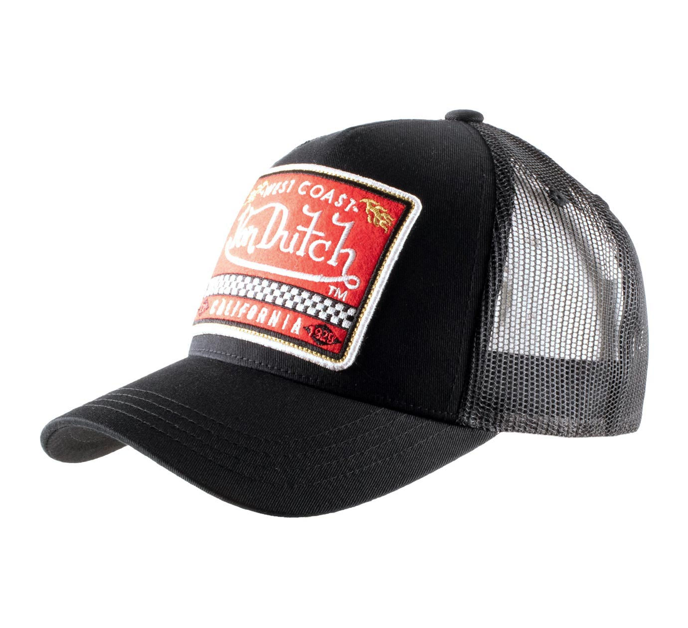 Von Dutch PAT RED White, Red and Black Trucker Hat