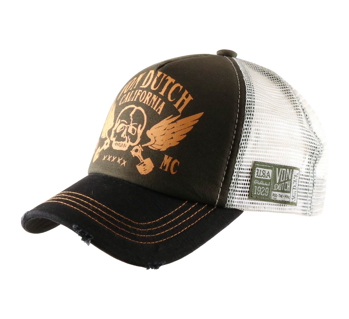 Casquette Crew 5 Von dutch moto : , casquette de moto