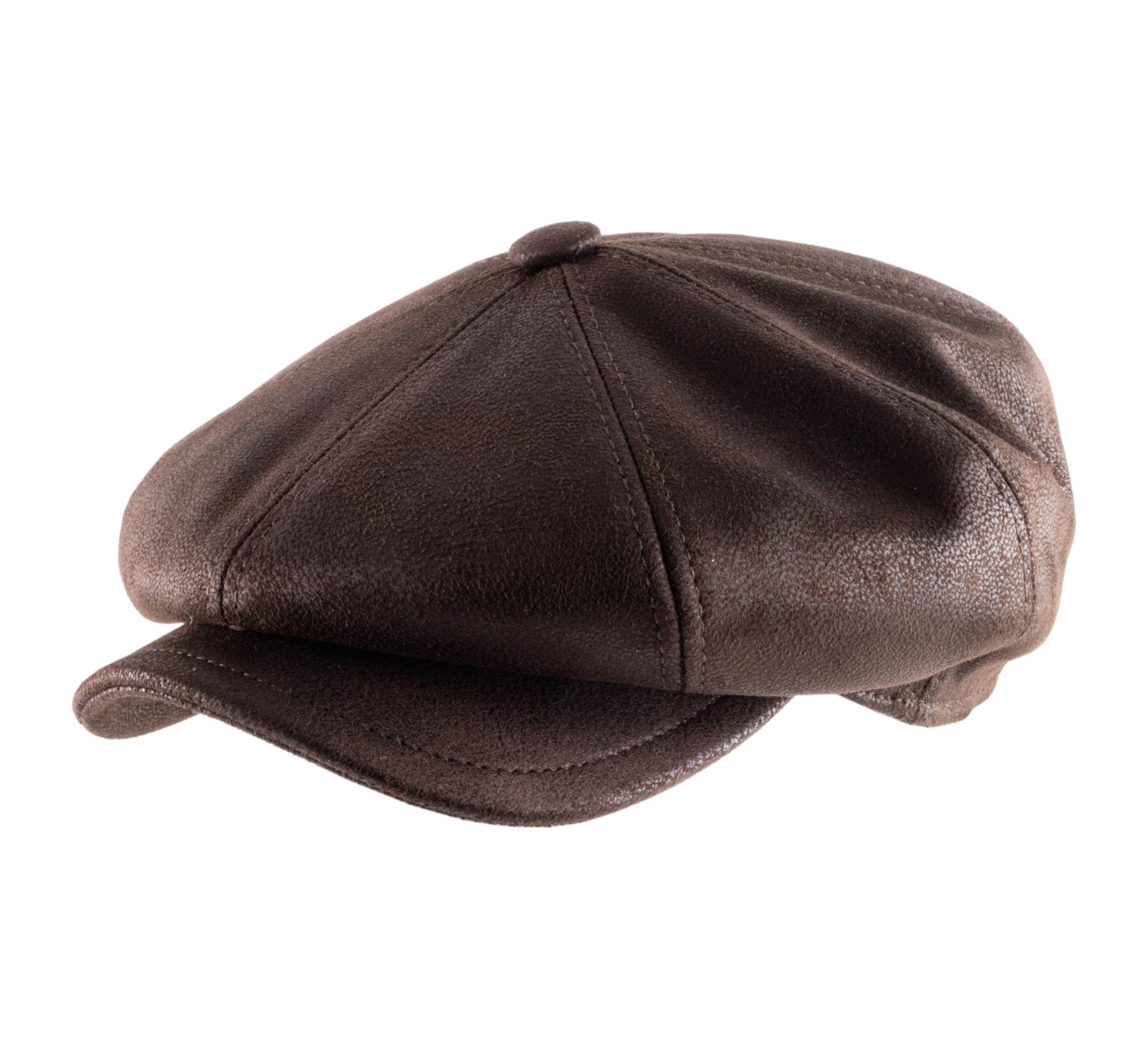 8 Panel Newsboy Cap for Men and Women, Flat Cap, Ivy Hat, Wool