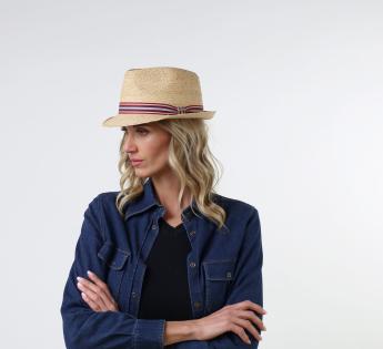 Chapeau raphia Reyes Trilby