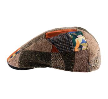 casquette patchwork hiver Patchwork IVy Flat Cap