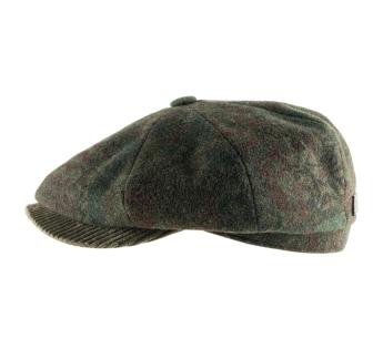 Casquette laine Stetson Hatteras Dark Paisley Flat Cap