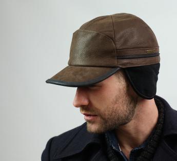 casquette army cuir Byers Cowhide 