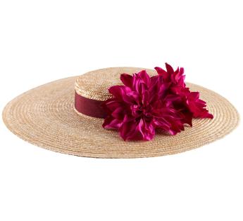 chapeau femme fleurs Adele