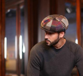 Casquette béret Patchwork Stellato