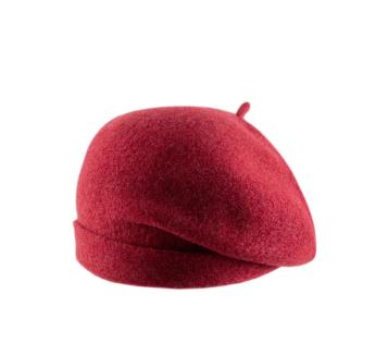 bonnet long Woollen Roll Upp Beret