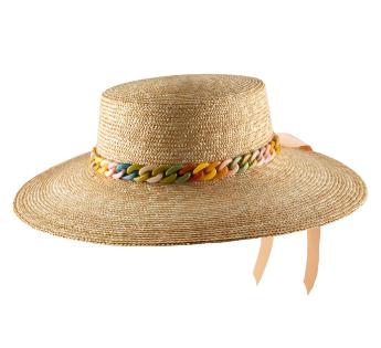 Canotier large Aliette