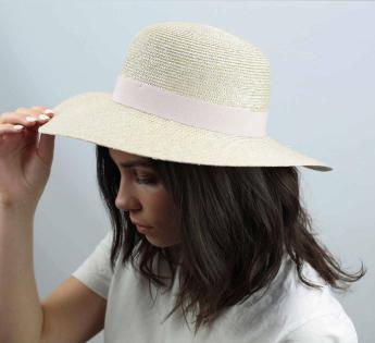 Capeline paille fine Classic Straw Floppy 