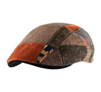 casquette patchwork hiver Patchwork IVy Flat Cap