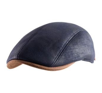 Casquette plate imitation cuir Alduino