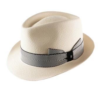 Chapeau panama trilby Damien