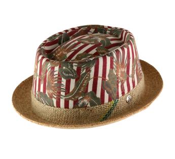 Mens Pork Pie Heisenberg Breaking Bad Classic Textured Hat Cap Straw Trilby UK