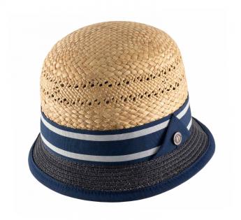 Chapeau cloche en paille Leon Straw