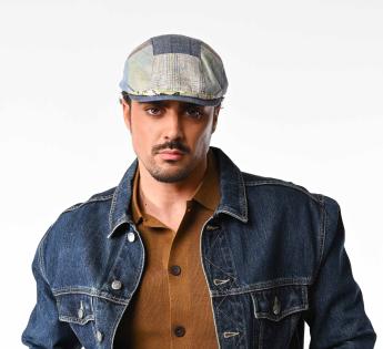 Casquette béret patchwork Baxter-P/730