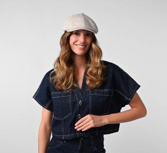 Casquette béret en lin Shelby C41