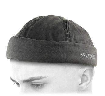 bonnet docker marron coton - Docker CO/PE brown par Stetson : Headict