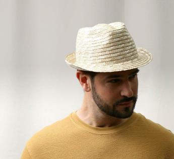  Nude Trilby Straw