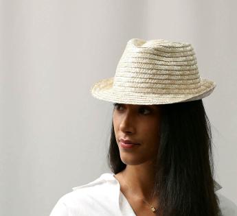 Trilby paille Nude Trilby Straw