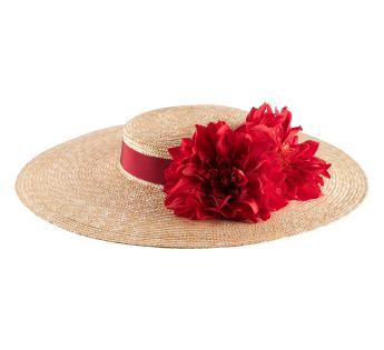 chapeau femme fleurs Adele