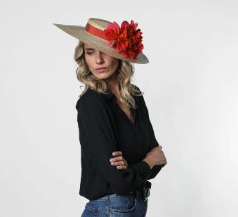 chapeau femme fleurs Adele