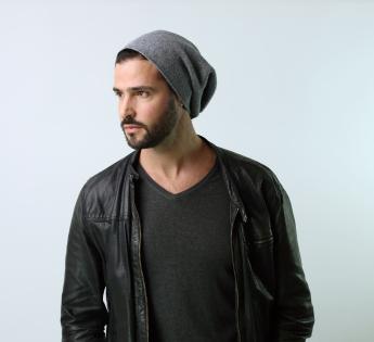 bonnet long Woollen Roll Upp Beret