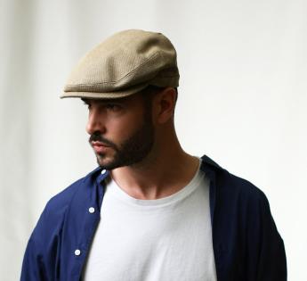 casquette béret imperméable Classic Flatcap Wax