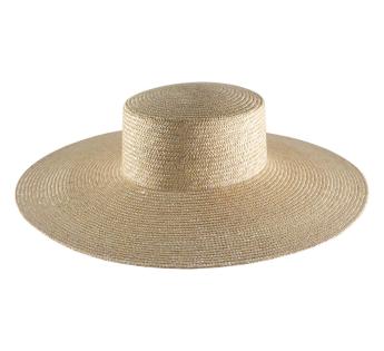 Chapeau paille large Capeline Cavoli
