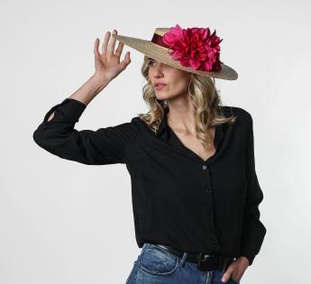chapeau femme fleurs Adele