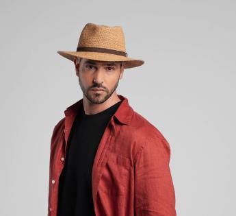 Chapeau paille raphia Flavien Raphia Cuir