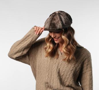 Casquette hair-on leather Napoli 4C