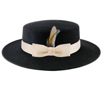 canotier en feutre Classic Felt Boater