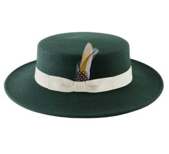 canotier en feutre Classic Felt Boater